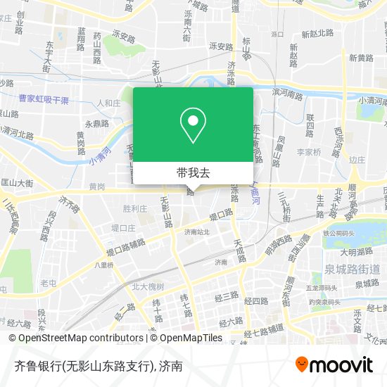 齐鲁银行(无影山东路支行)地图