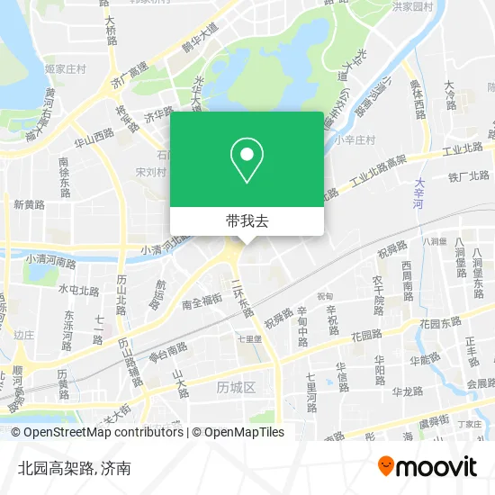 北园高架路地图