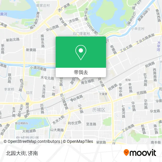 北园大街地图