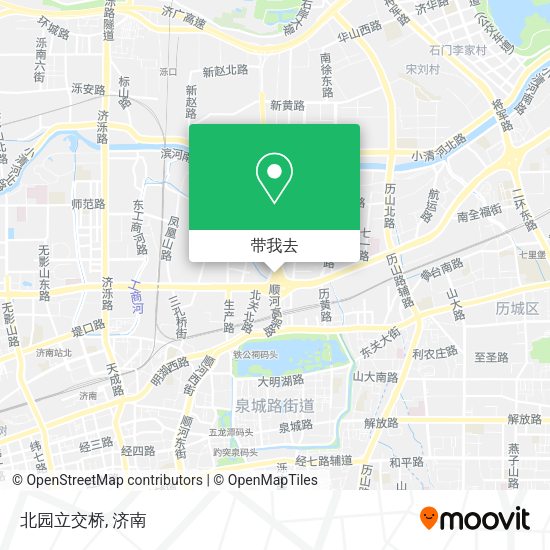北园立交桥地图