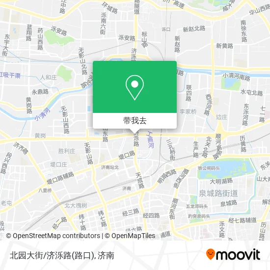 北园大街/济泺路(路口)地图
