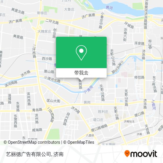 艺丽德广告有限公司地图