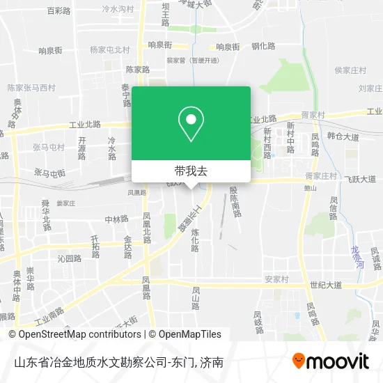 山东省冶金地质水文勘察公司-东门地图
