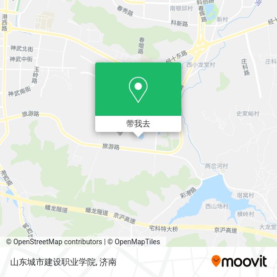 山东城市建设职业学院地图