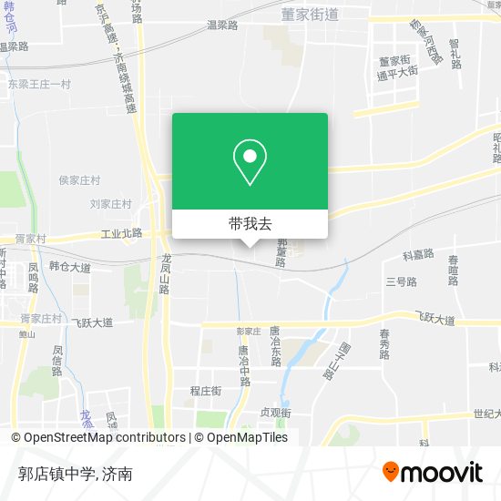 郭店镇中学地图