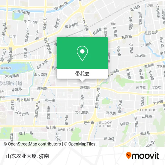山东农业大厦地图
