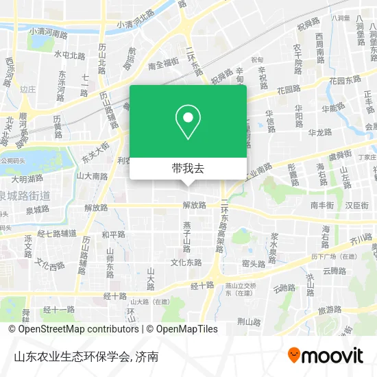 山东农业生态环保学会地图