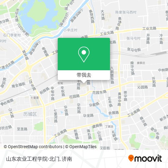山东农业工程学院-北门地图