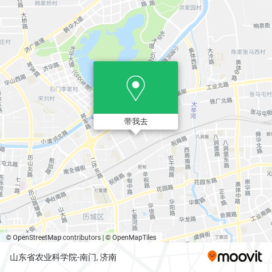 山东省农业科学院-南门地图