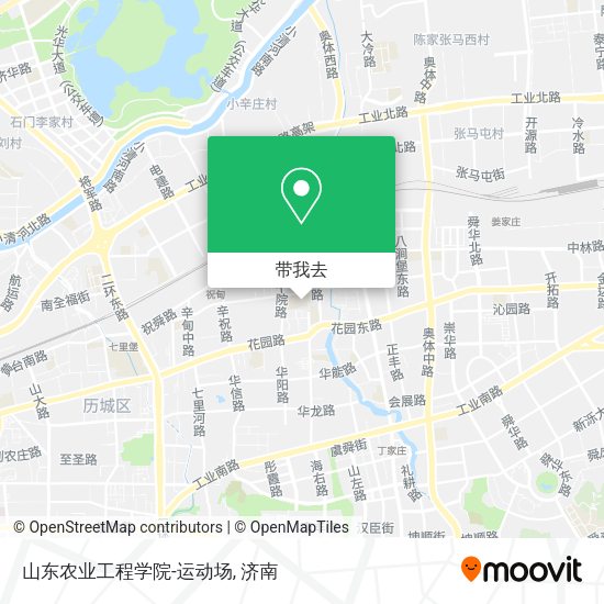 山东农业工程学院-运动场地图
