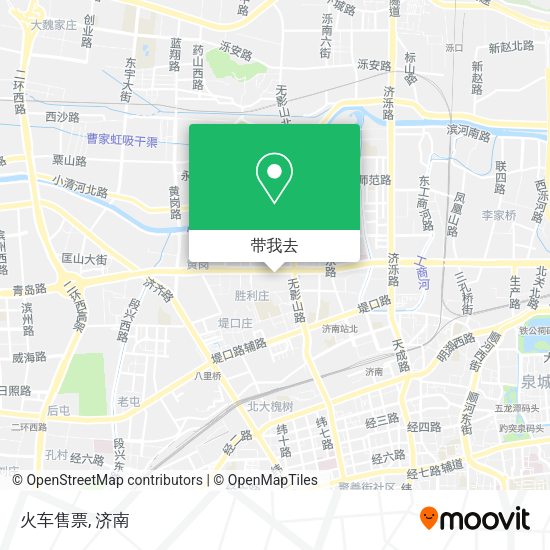 火车售票地图