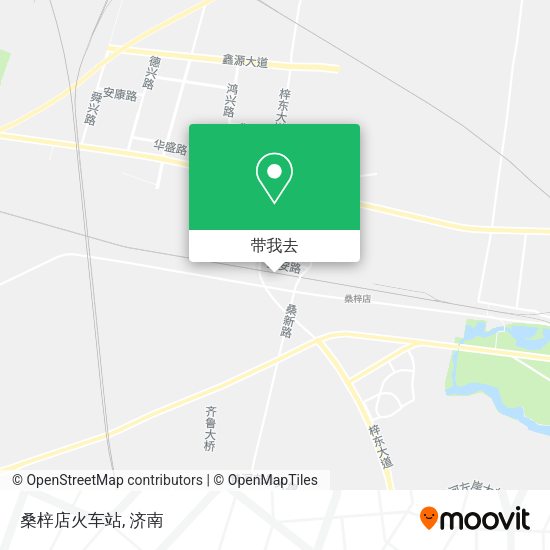 桑梓店火车站地图
