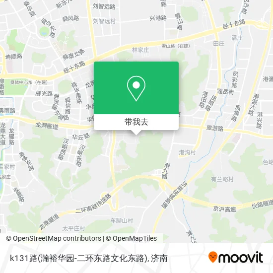 k131路(瀚裕华园-二环东路文化东路)地图