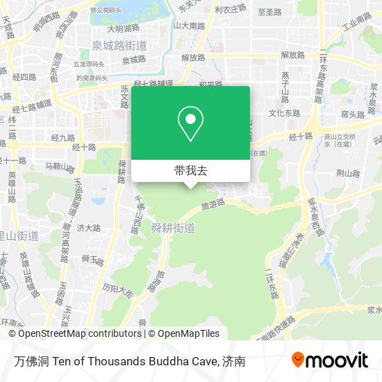 万佛洞 Ten of Thousands Buddha Cave地图