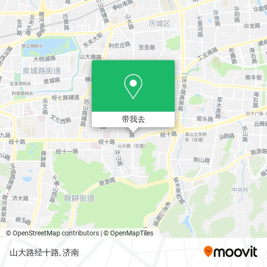 山大路经十路地图