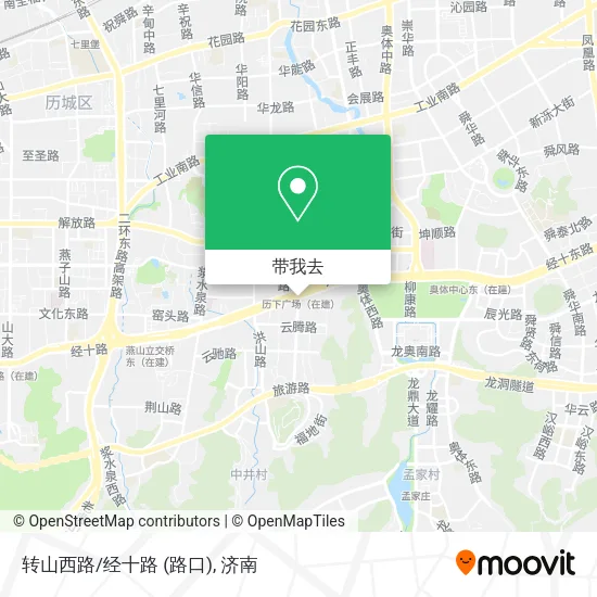 转山西路/经十路 (路口)地图