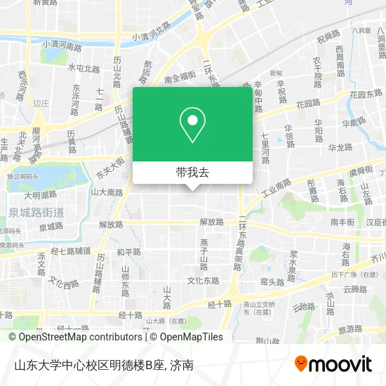 山东大学中心校区明德楼B座地图