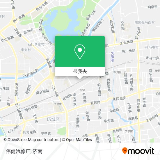 伟健汽修厂地图