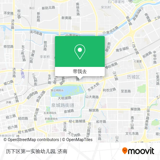 历下区第一实验幼儿园地图