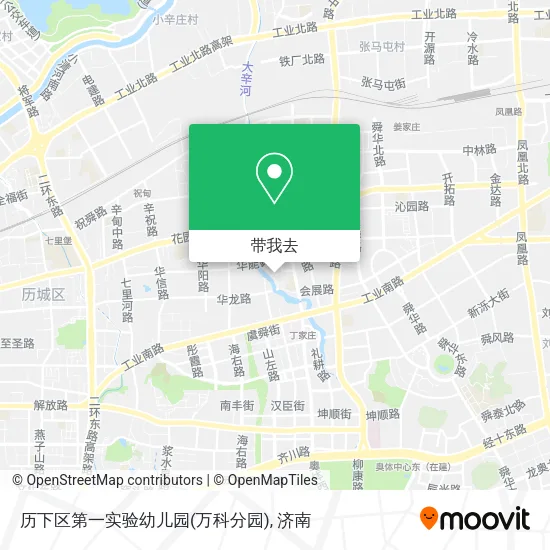 历下区第一实验幼儿园(万科分园)地图