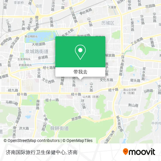 济南国际旅行卫生保健中心地图