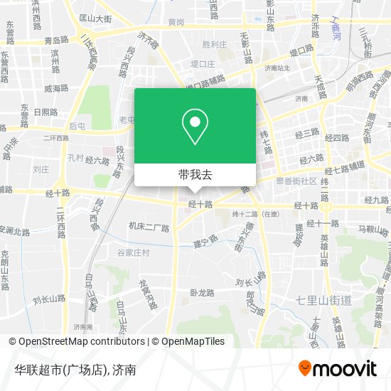 华联超市(广场店)地图