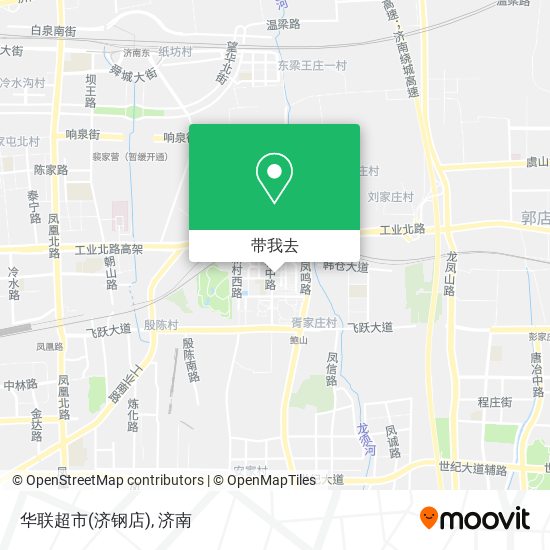 华联超市(济钢店)地图