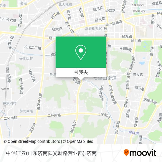 中信证券(山东济南阳光新路营业部)地图