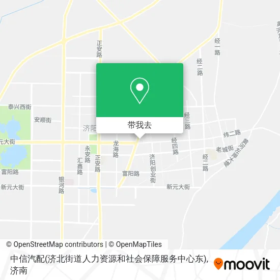 中信汽配(济北街道人力资源和社会保障服务中心东)地图