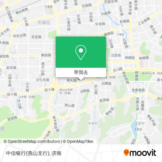 中信银行(燕山支行)地图