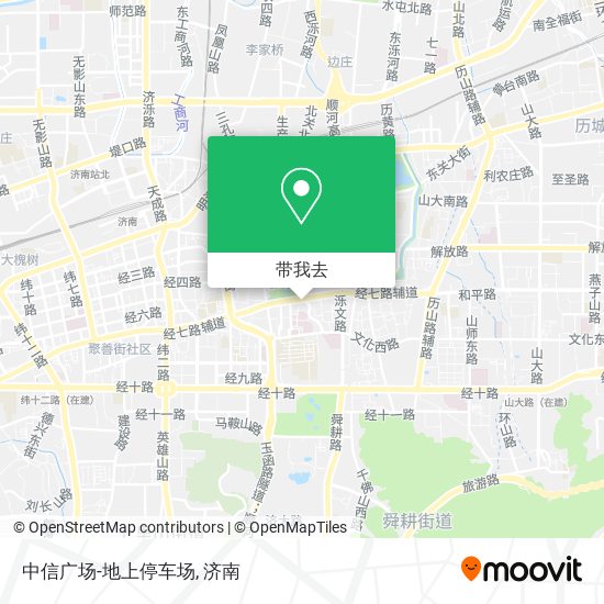 中信广场-地上停车场地图