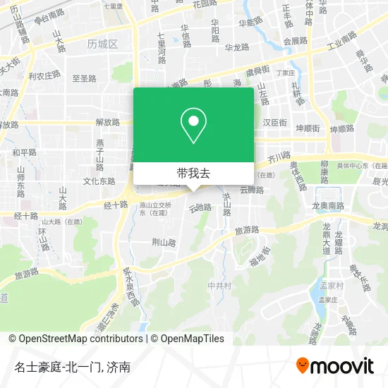 名士豪庭-北一门地图