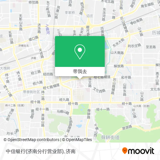 中信银行(济南分行营业部)地图