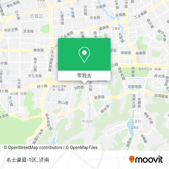 名士豪庭-1区地图