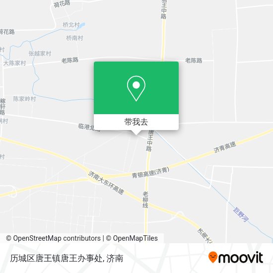 历城区唐王镇唐王办事处地图