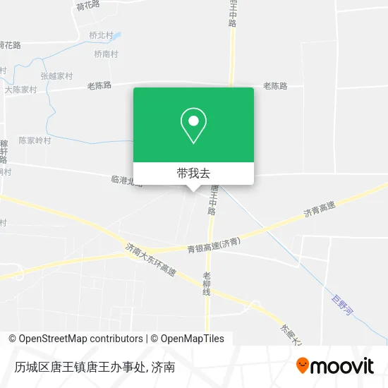 历城区唐王镇唐王办事处地图