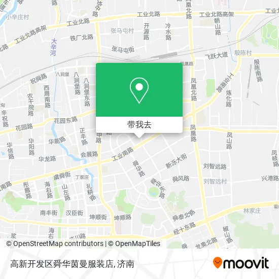 高新开发区舜华茵曼服装店地图