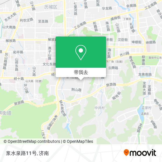 浆水泉路11号地图