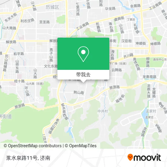 浆水泉路11号地图
