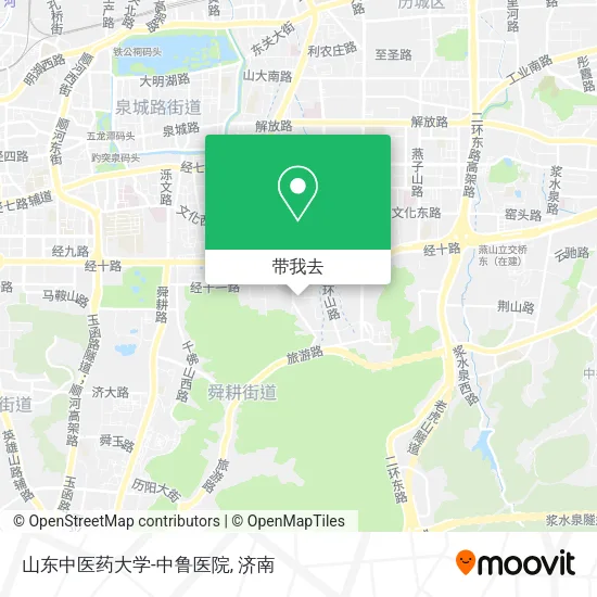 山东中医药大学-中鲁医院地图