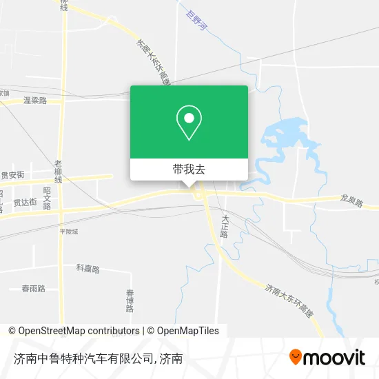 济南中鲁特种汽车有限公司地图