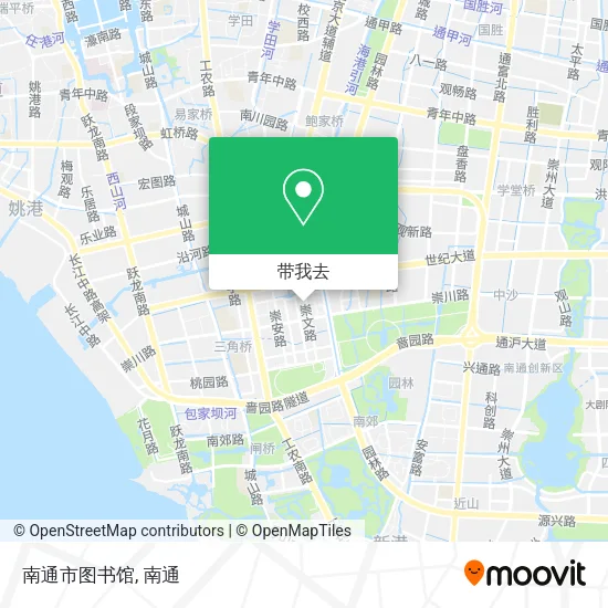 南通市图书馆地图