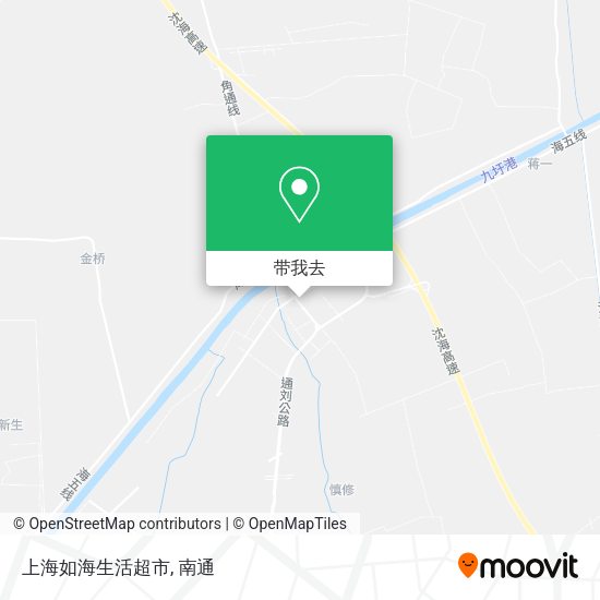 上海如海生活超市地图