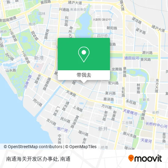 南通海关开发区办事处地图