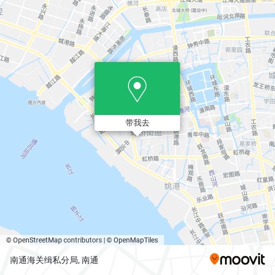 南通海关缉私分局地图