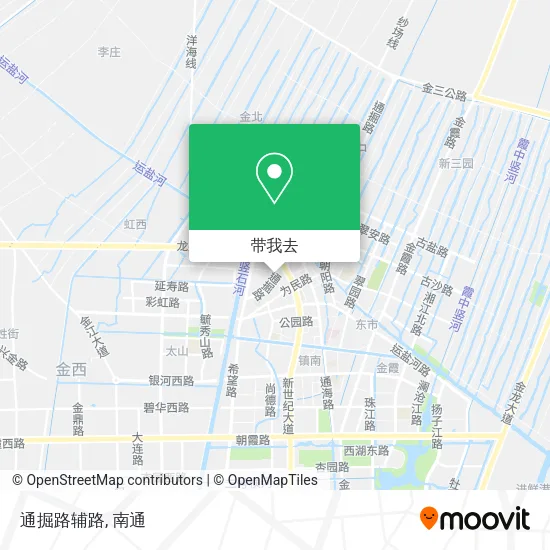 通掘路辅路地图