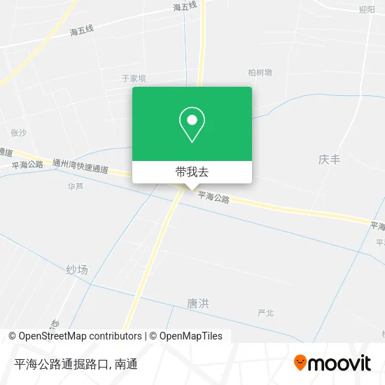 平海公路通掘路口地图