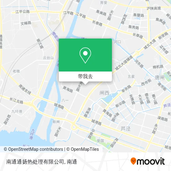 南通通扬热处理有限公司地图