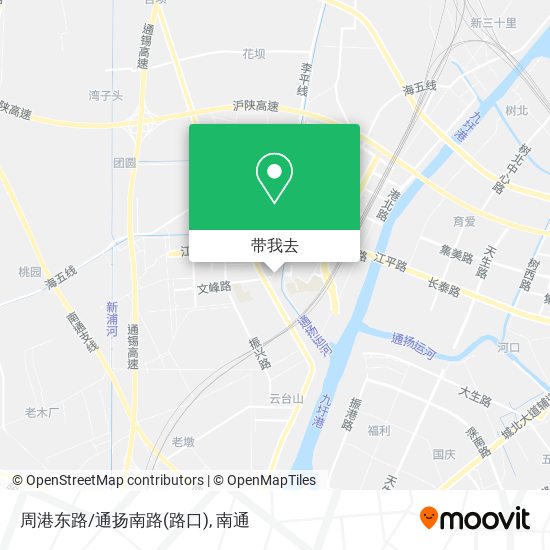 周港东路/通扬南路(路口)地图