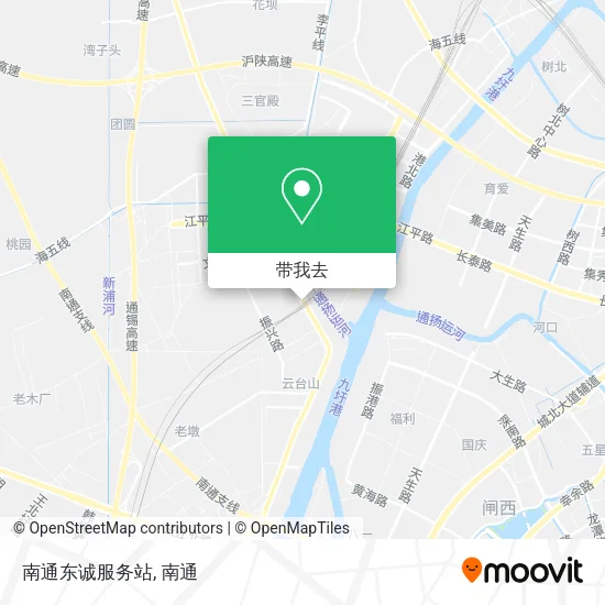 南通东诚服务站地图